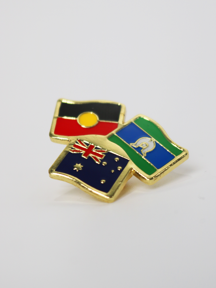 Tri-Flag Unity - NAIDOC 2025 Lapel Pin