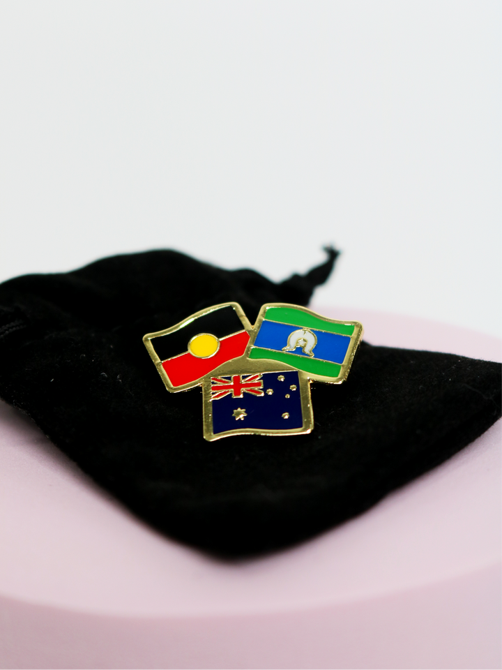 Tri-Flag Unity - NAIDOC 2025 Lapel Pin