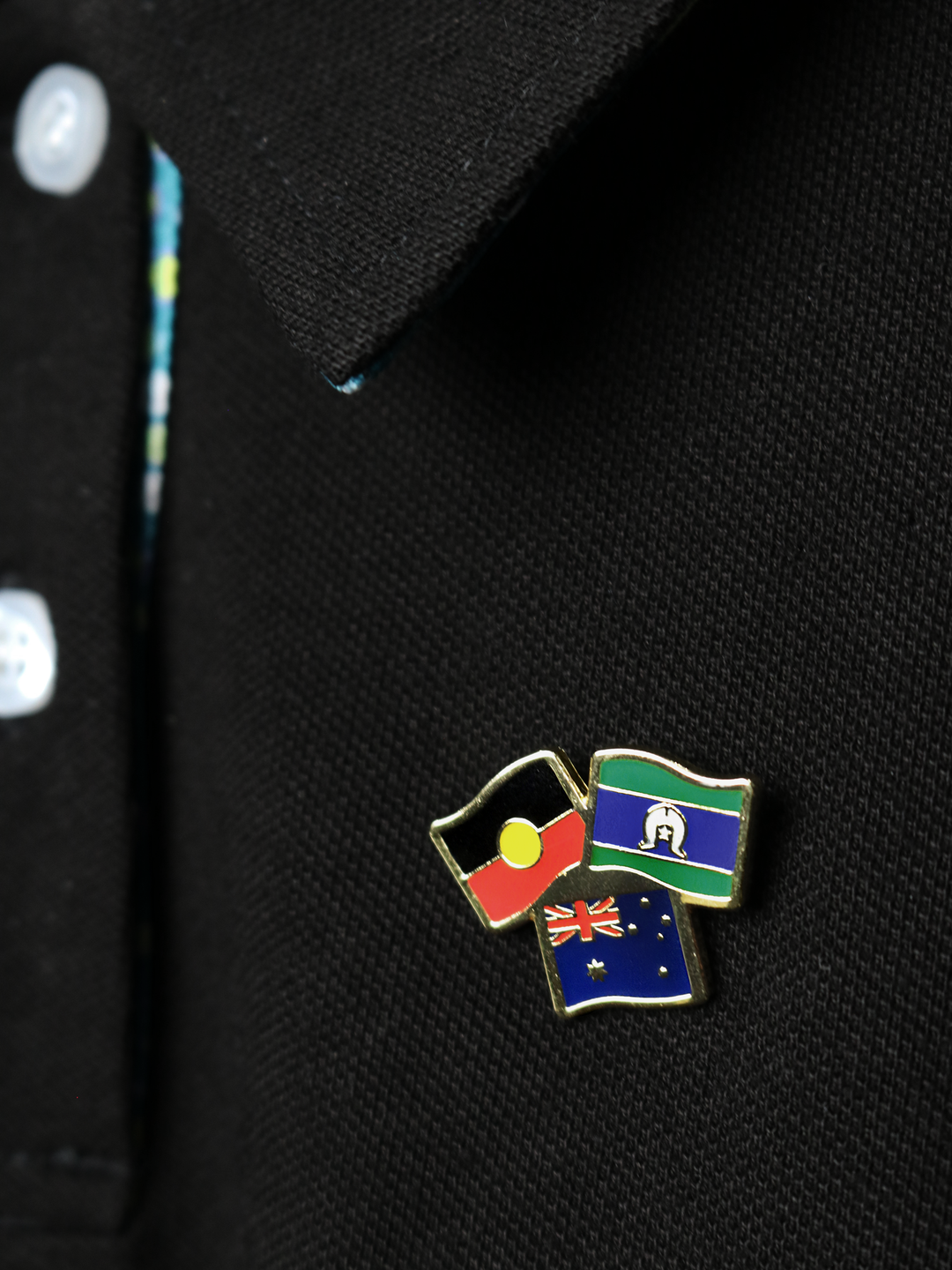 Tri-Flag Unity - NAIDOC 2025 Lapel Pin