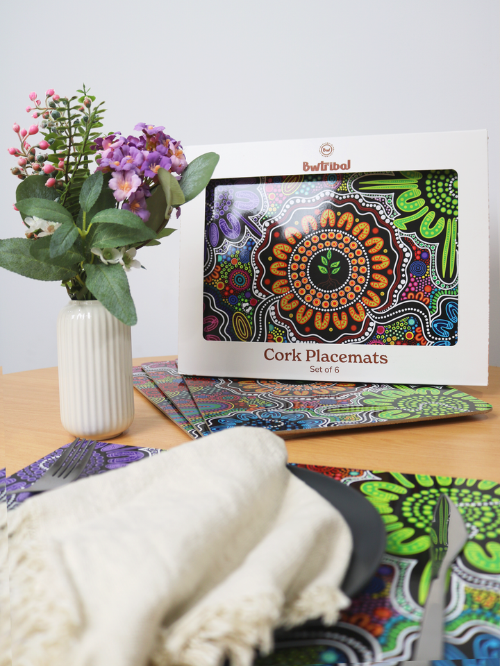 The Next Generation - NAIDOC 2025 Cork Placemats (6 Pack)