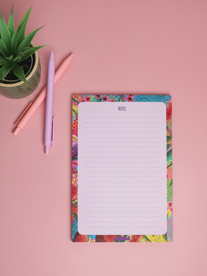 Native Flowers - Notepad