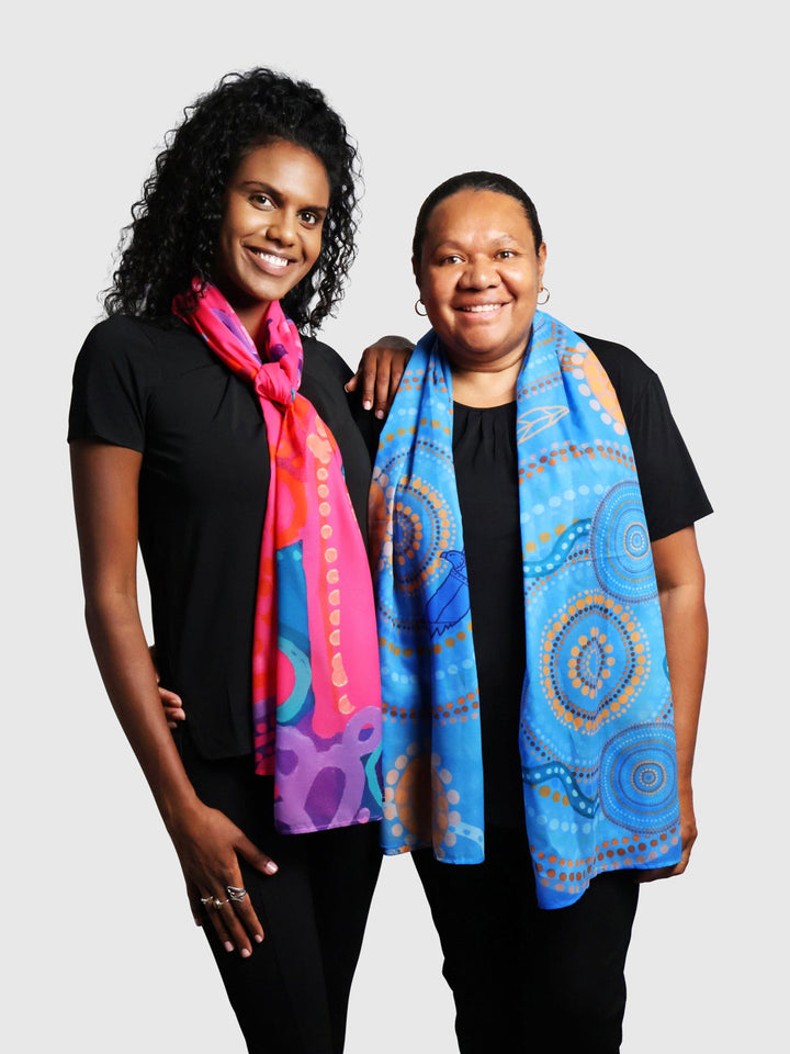 Never Stop the Dreaming - NAIDOC 2025 Chiffon Scarf