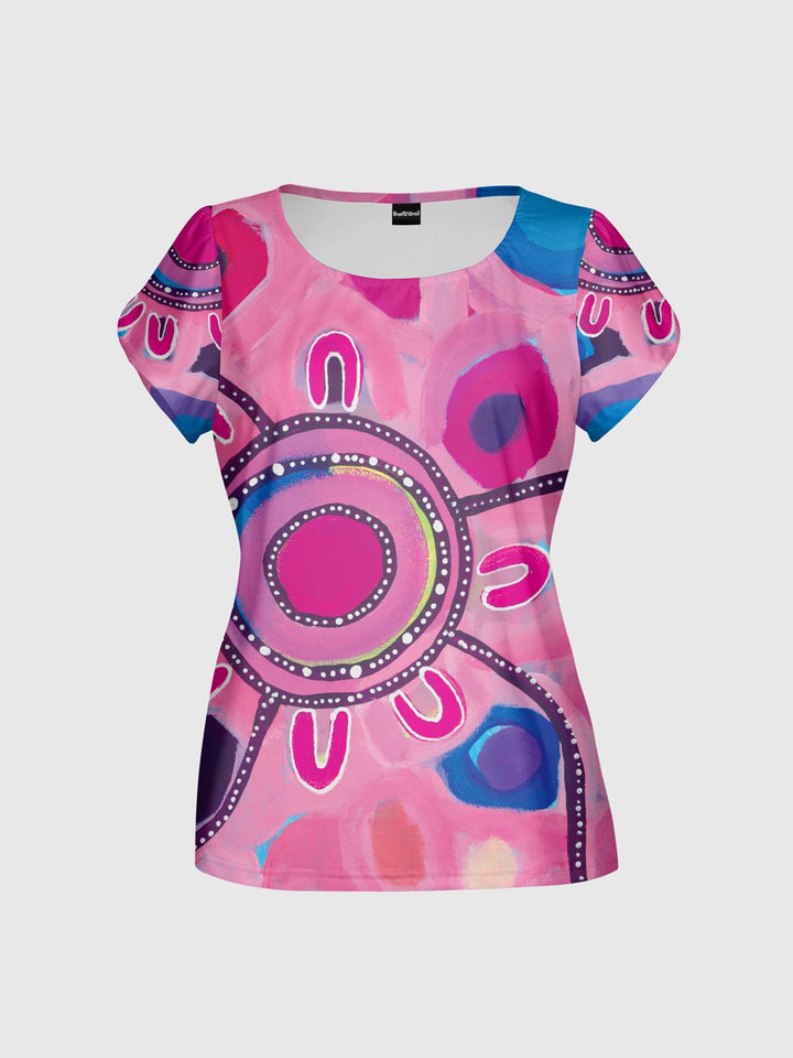 Meeting Place - Sharing Knowledge - NAIDOC 2025 Women's Fashion Top