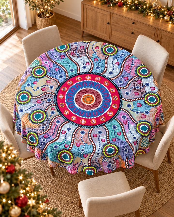 Journey Home - Round Tablecloth