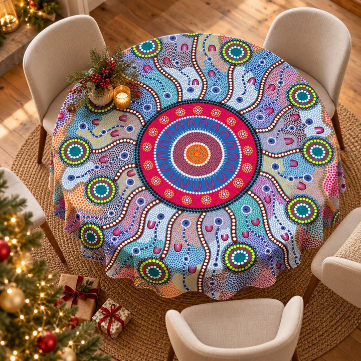Journey Home - Round Tablecloth