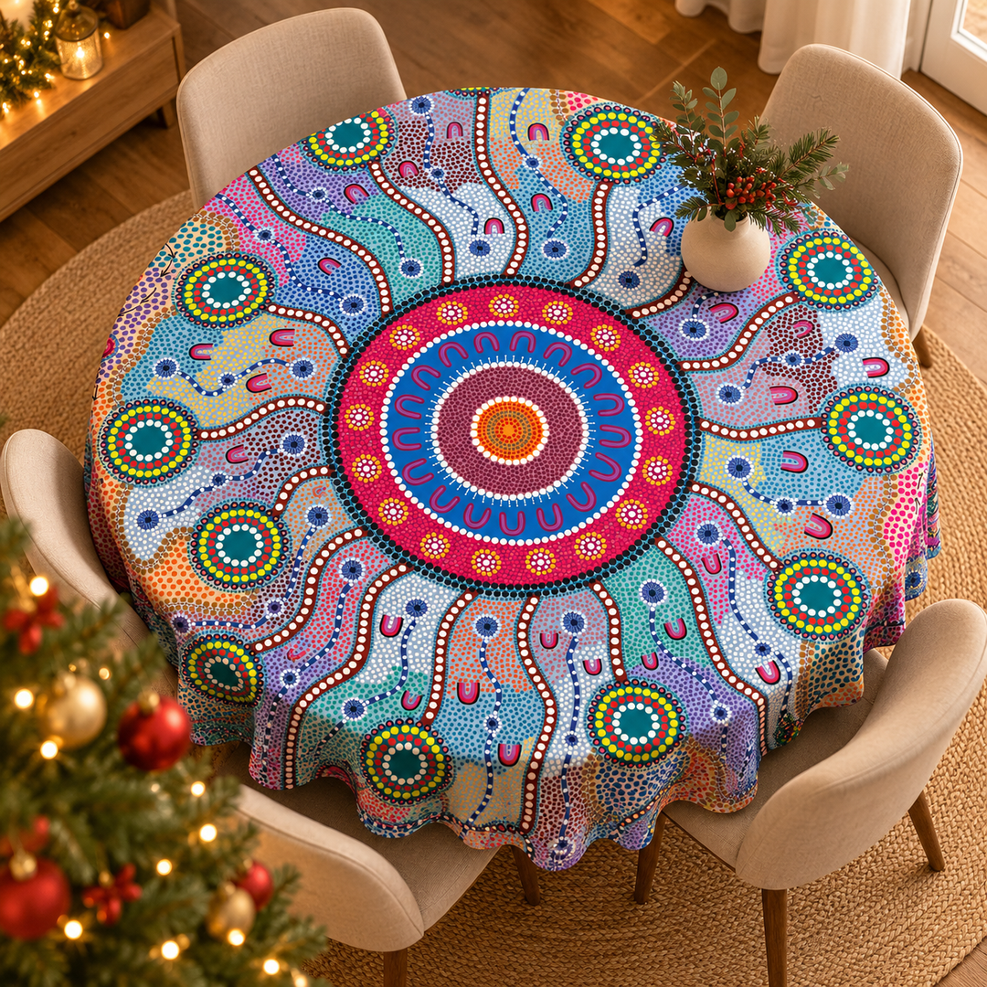 Journey Home - Round Tablecloth