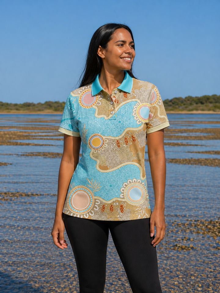 Ever Flowing – NAIDOC 2026 Signature Retail Women’s Polo