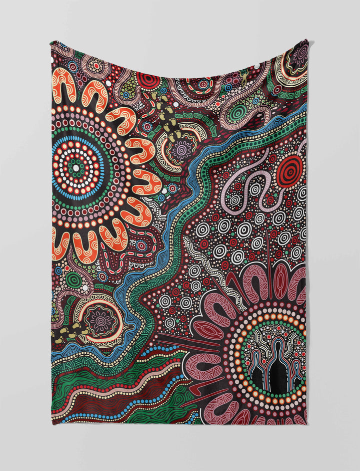 Family Strength - Throw  Rug / Throw Blanket
