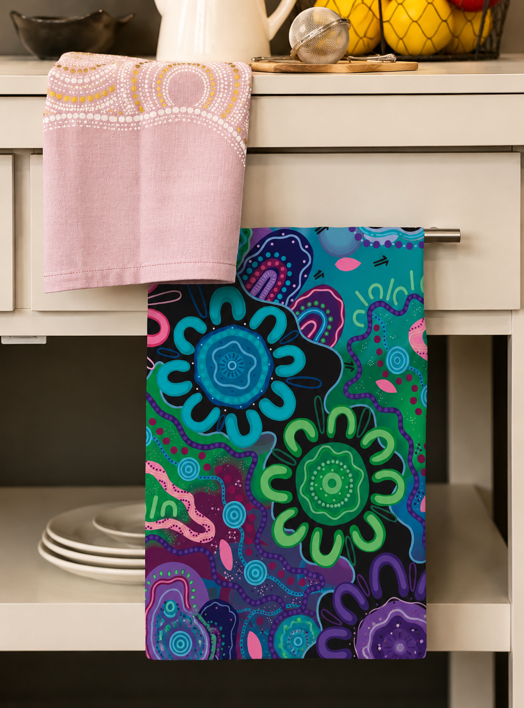 KIKI III - COTTON CREPE TEA TOWEL