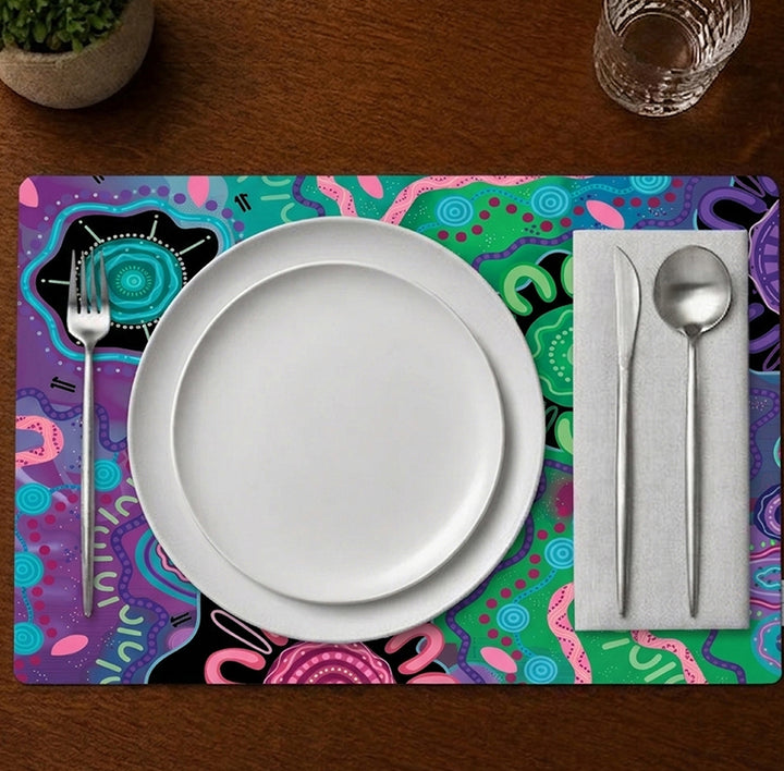 KIKI III - Linen Blend Placemats (6 Pack)