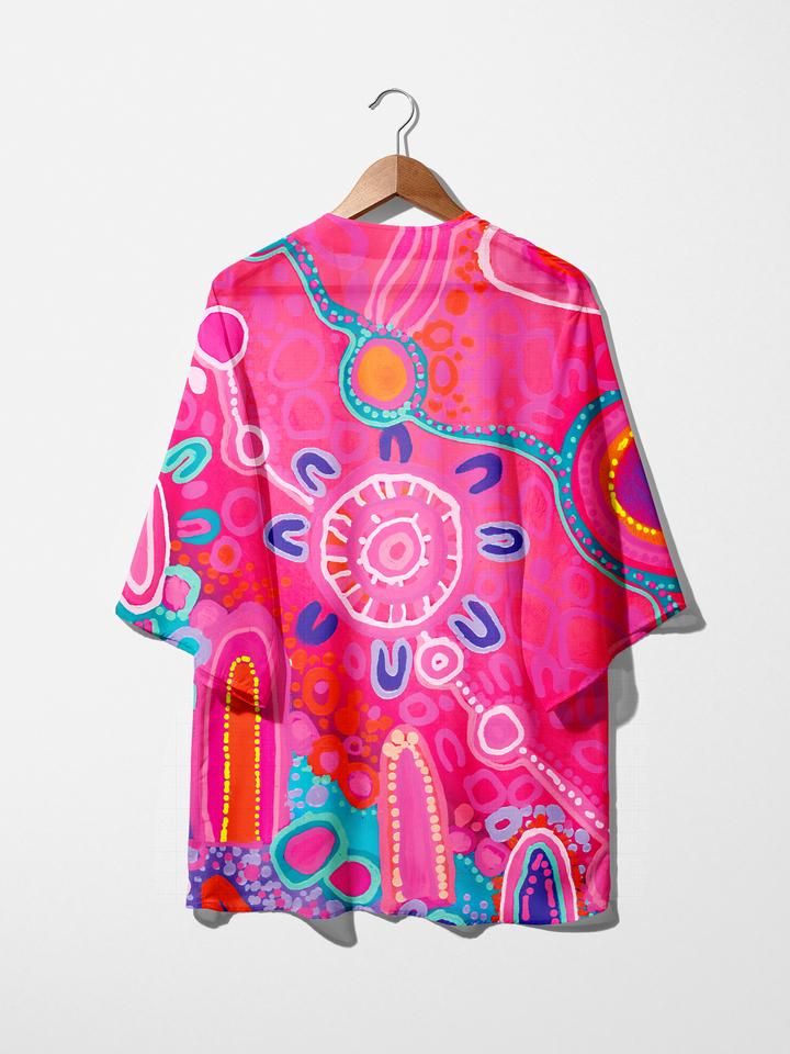 Generations - People, Place, Community - NAIDOC 2025 Kaftan