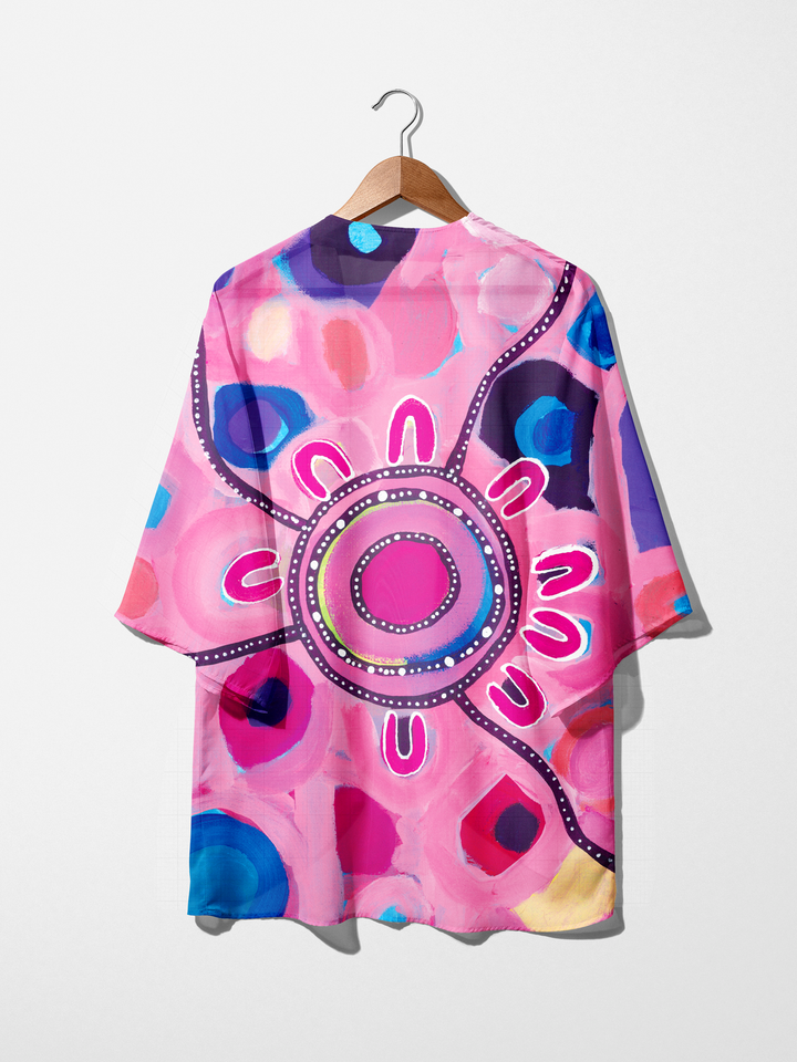 Meeting Place - Sharing Knowledge - NAIDOC 2025 Kaftan