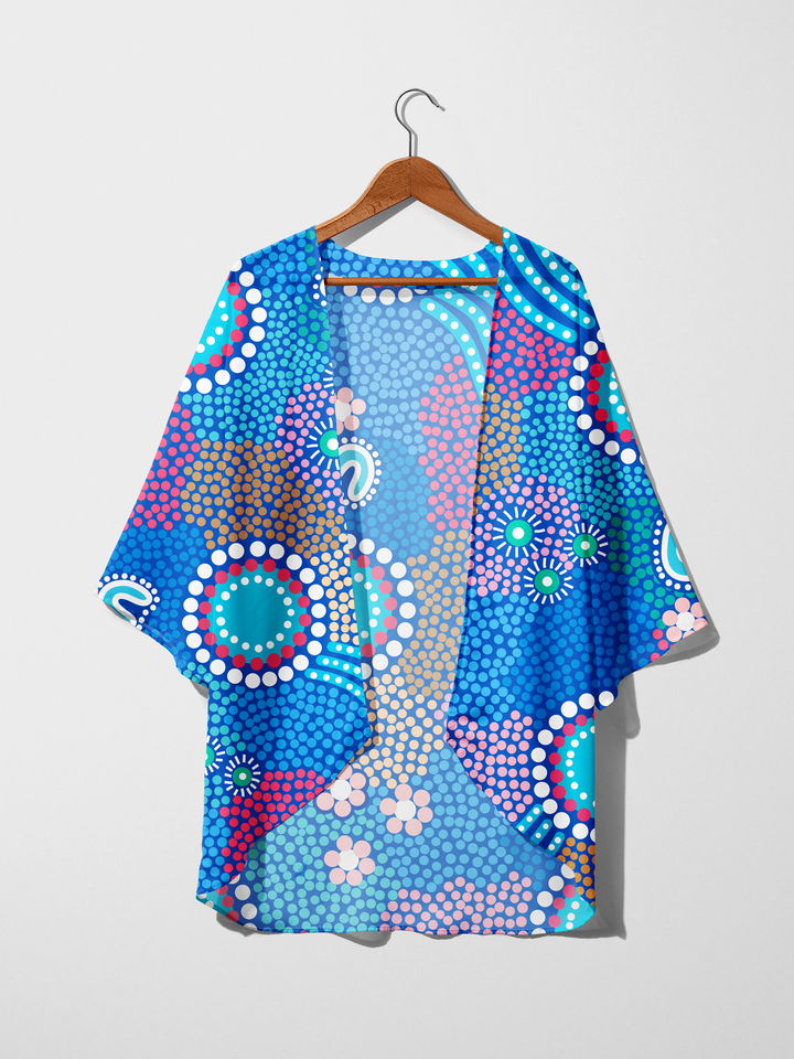 Old Ways Guiding New Paths - NAIDOC 2025 Kaftan