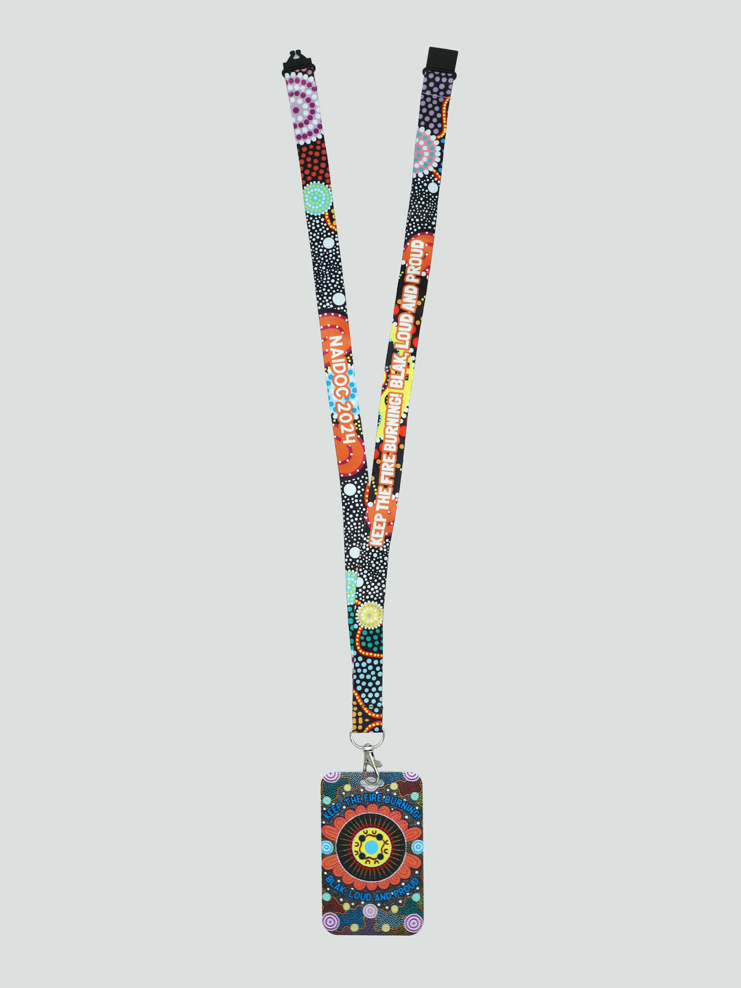 Kaala Danjoo (Fire Together) - NAIDOC 2024 Lanyard + Card Holder Set