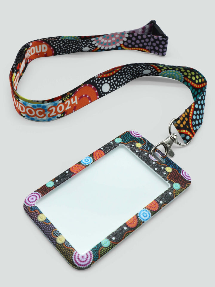 Kaala Danjoo (Fire Together) - NAIDOC 2024 Lanyard + Card Holder Set