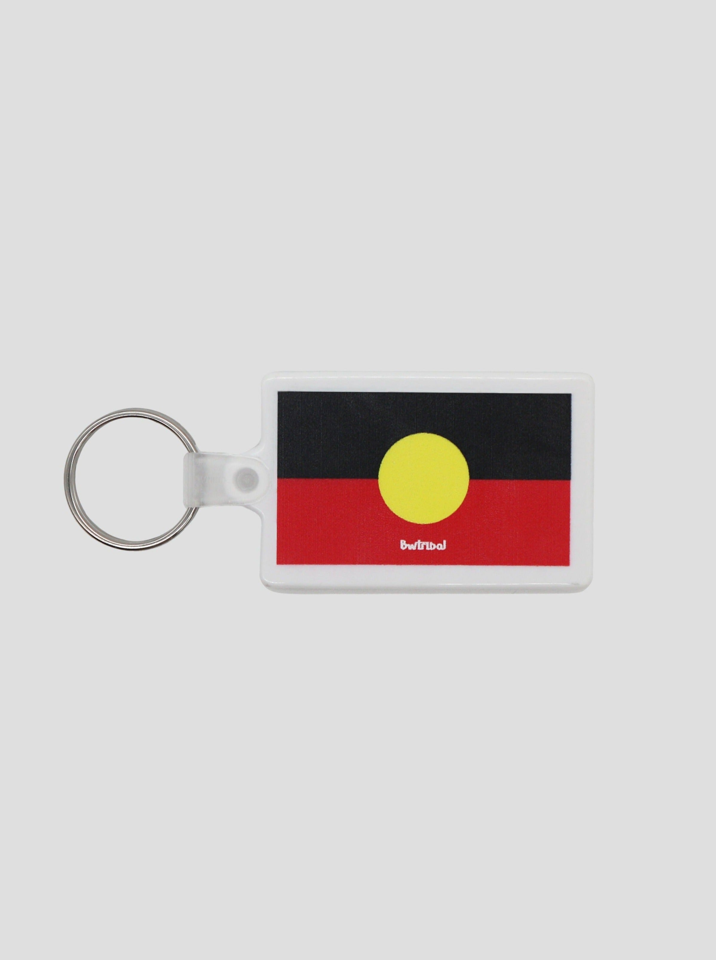 Indigenous Key Rings Aboriginal Flag - Keyring – BW Tribal