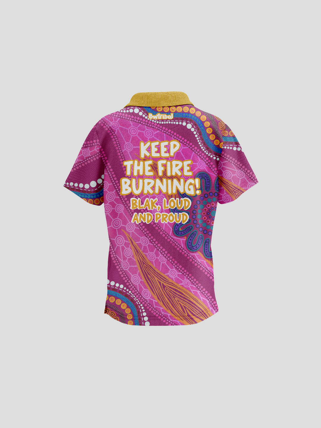 Flames of Connection - NAIDOC 2024 Kid's Polo