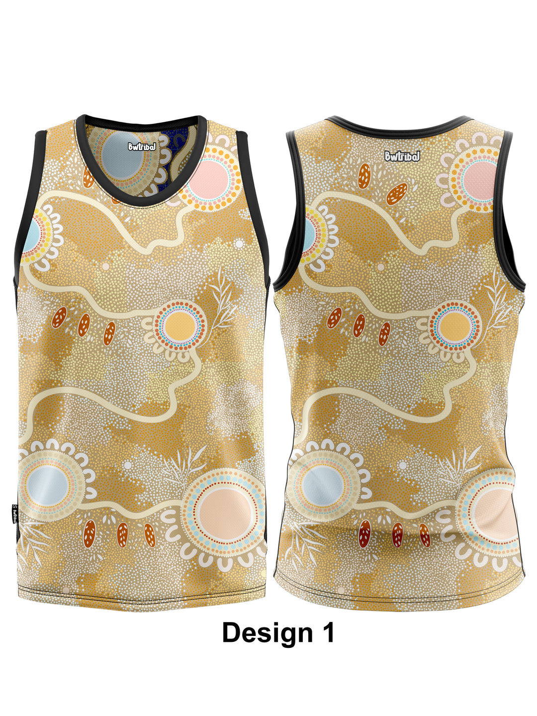 Ever Flowing - Reversible Singlet -  2 Designs in 1