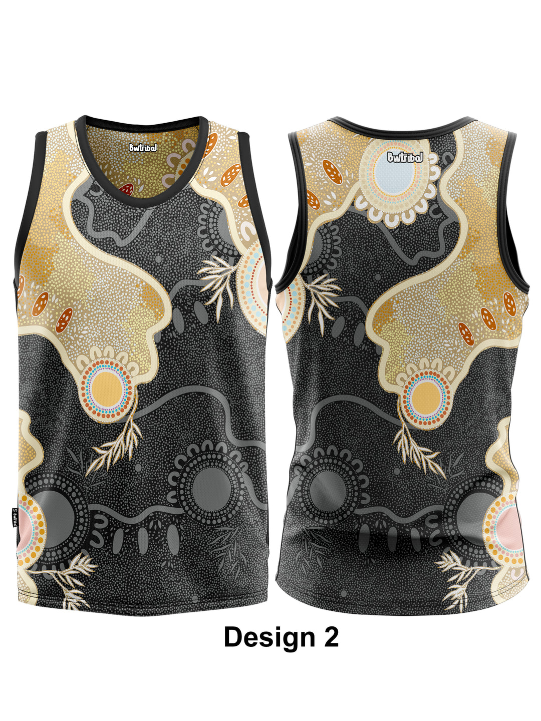 Ever Flowing - Reversible Singlet -  2 Designs in 1
