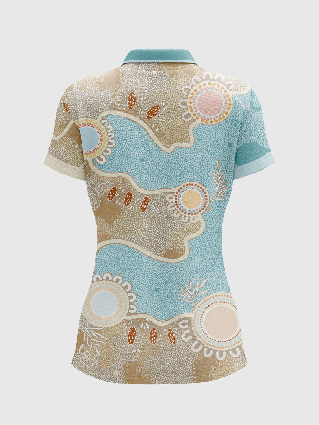 Ever Flowing - Signature - UPF50 - NAIDOC 26 Women's Custom Polo