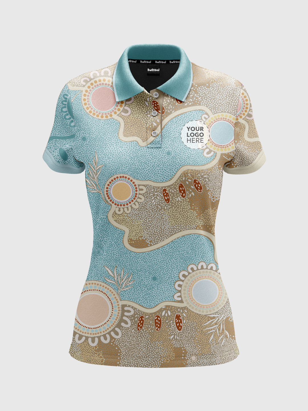 Ever Flowing - Signature - UPF50 - NAIDOC 26 Women's Custom Polo