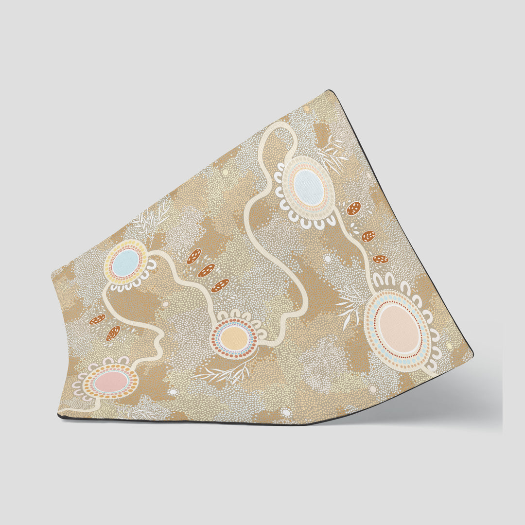 Ever Flowing – NAIDOC 2026 Linen Placemat Set Stronger Together (6 Pack)