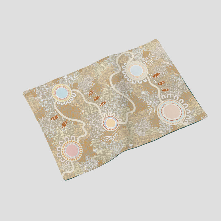 Ever Flowing – NAIDOC 2026 Linen Placemat Set Stronger Together (6 Pack)