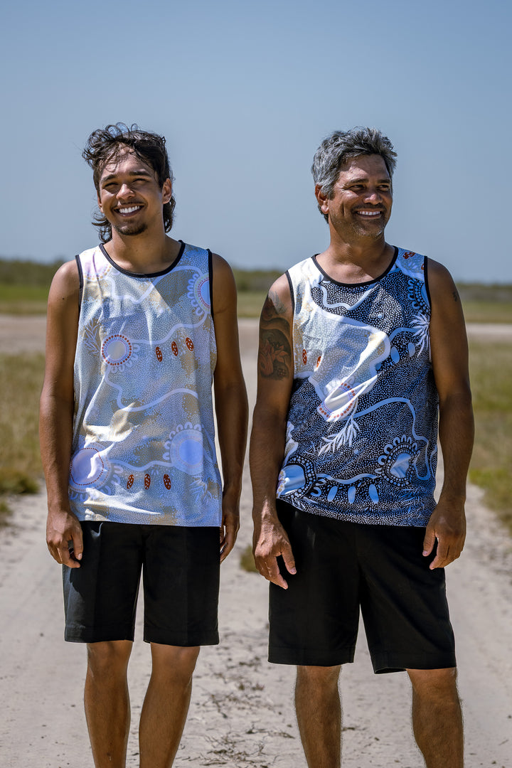 Ever Flowing - Reversible Singlet -  2 Designs in 1
