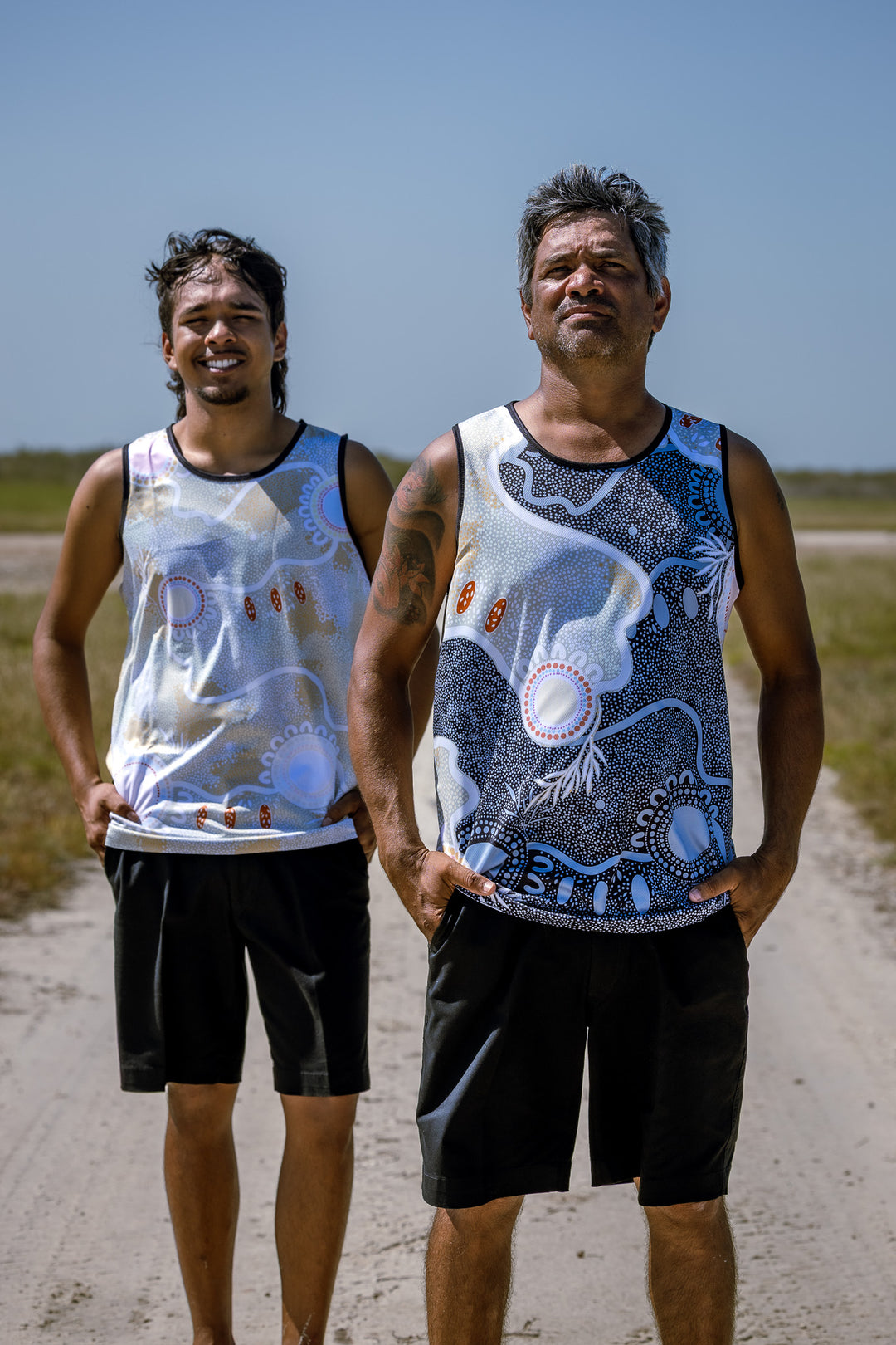 Ever Flowing - Reversible Singlet -  2 Designs in 1