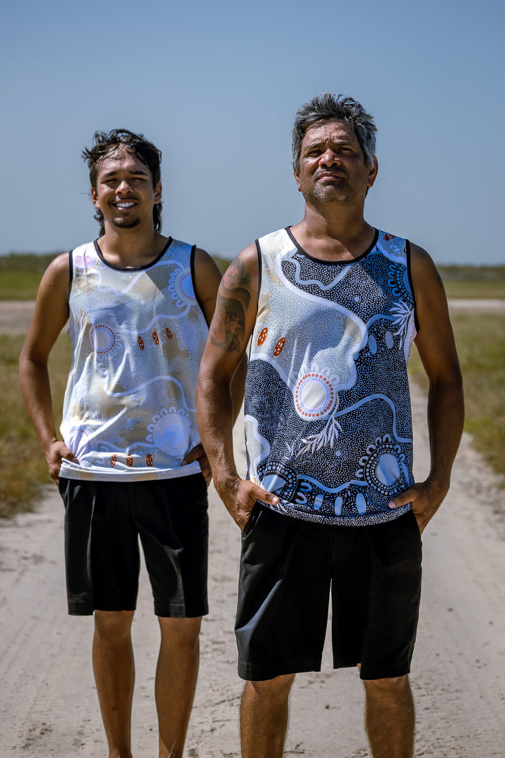 Ever Flowing - Reversible Singlet -  2 Designs in 1