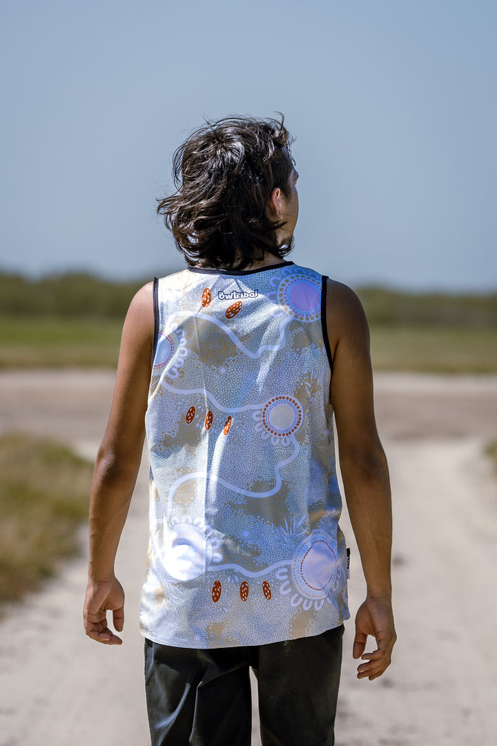 Ever Flowing - Reversible Singlet -  2 Designs in 1