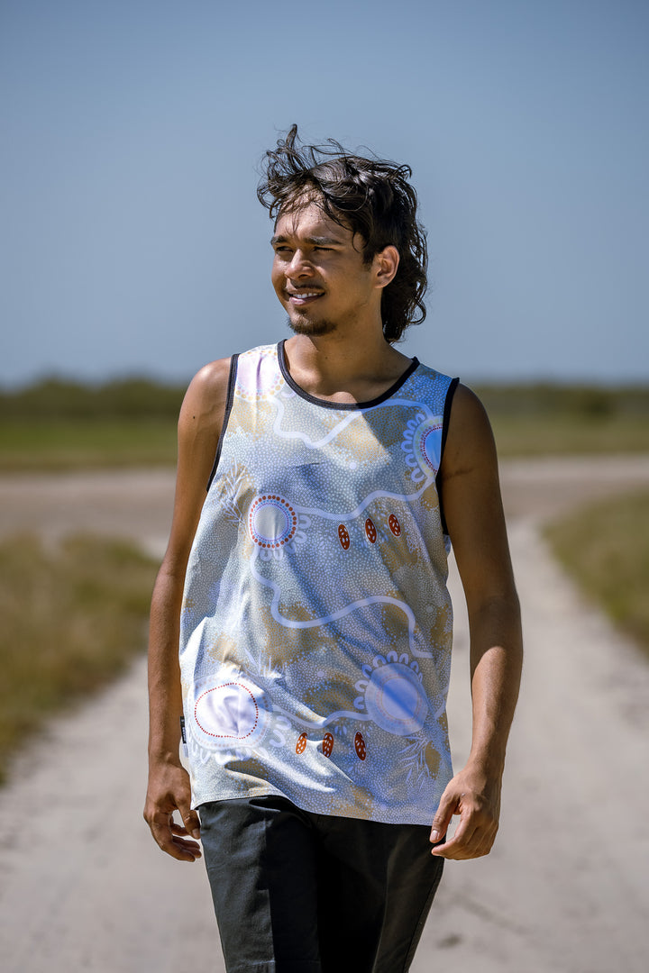 Ever Flowing - Reversible Singlet -  2 Designs in 1