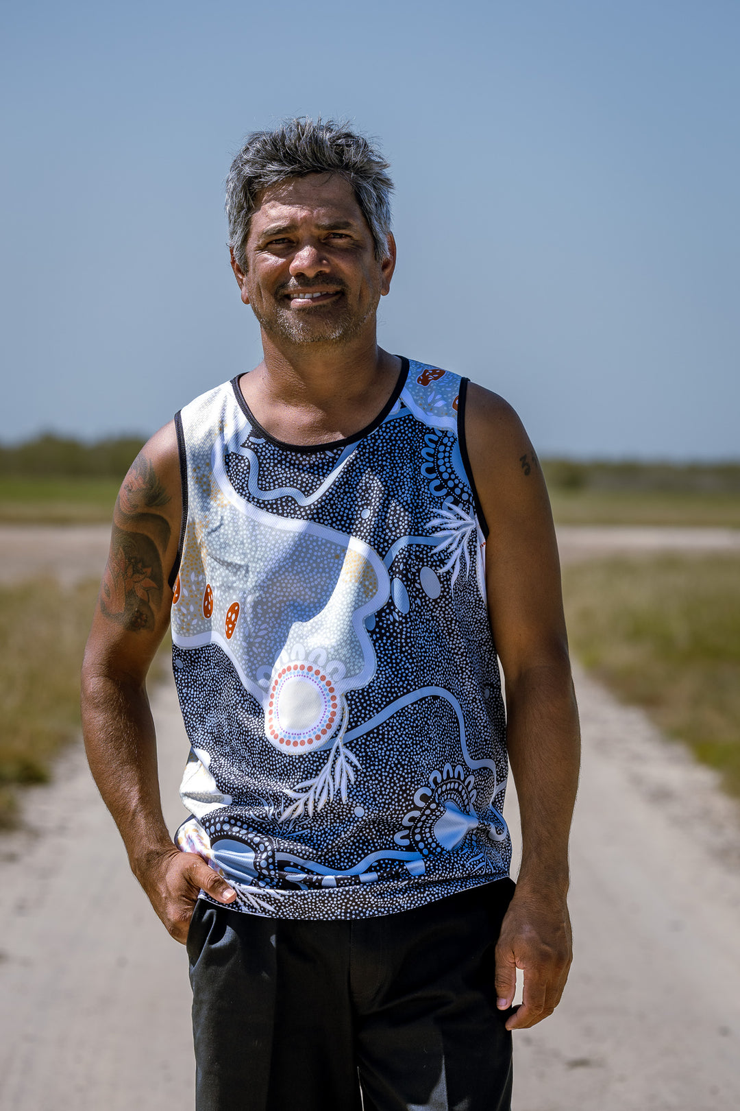 Ever Flowing - Reversible Singlet -  2 Designs in 1