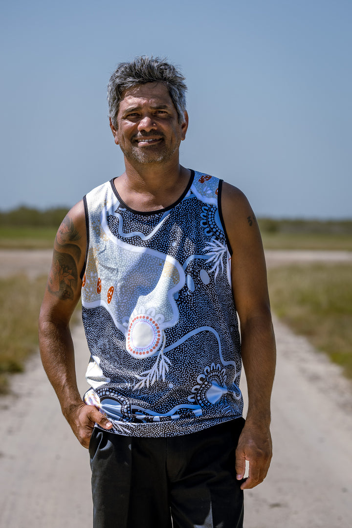 Ever Flowing - Reversible Singlet -  2 Designs in 1