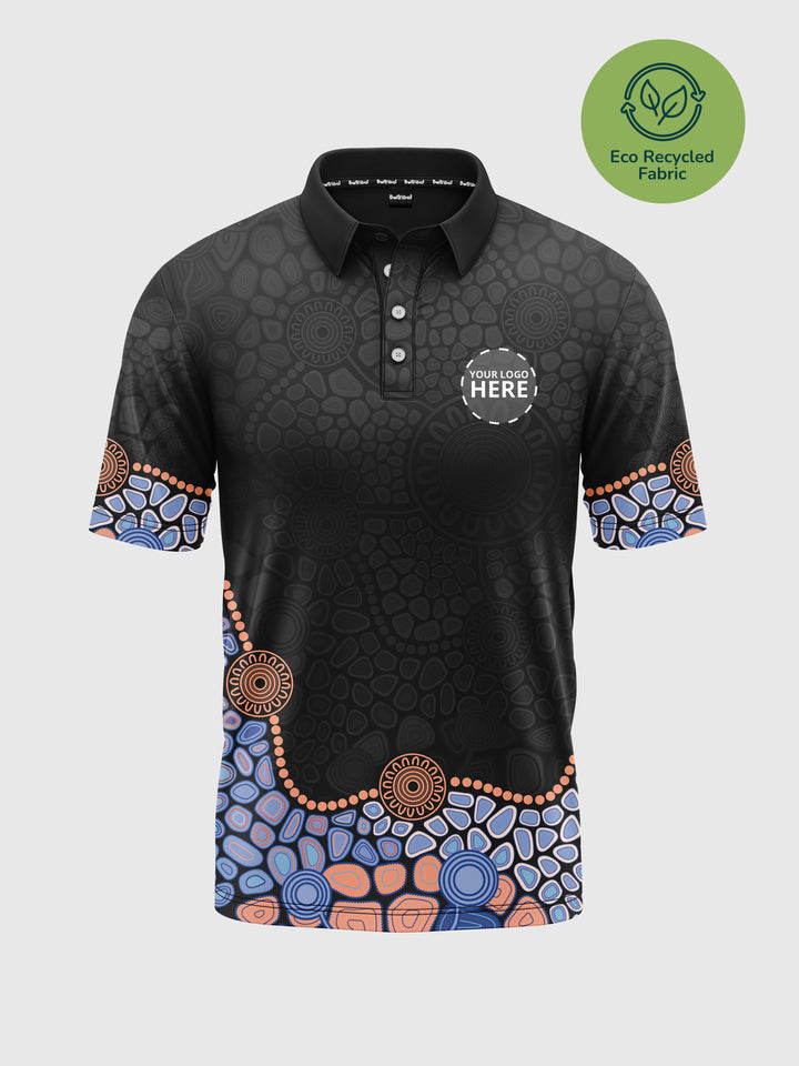 Warranggal Warruwi (Strong Pathway) - Signature Eco - NAIDOC 25 Men's Custom Polo