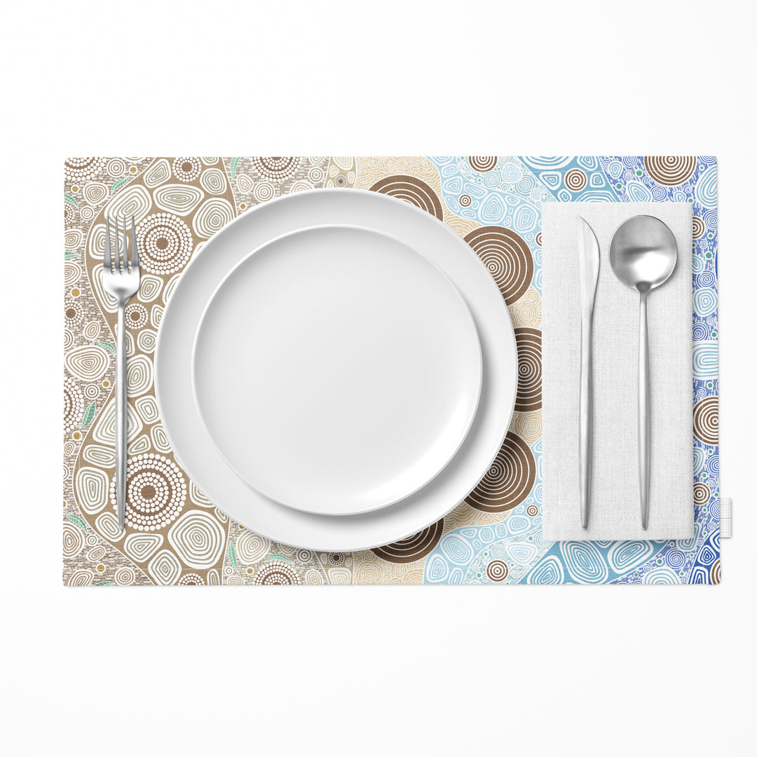 Yaliwunga (Always) – NAIDOC 2026 Linen Placemat Set (6 Pack)