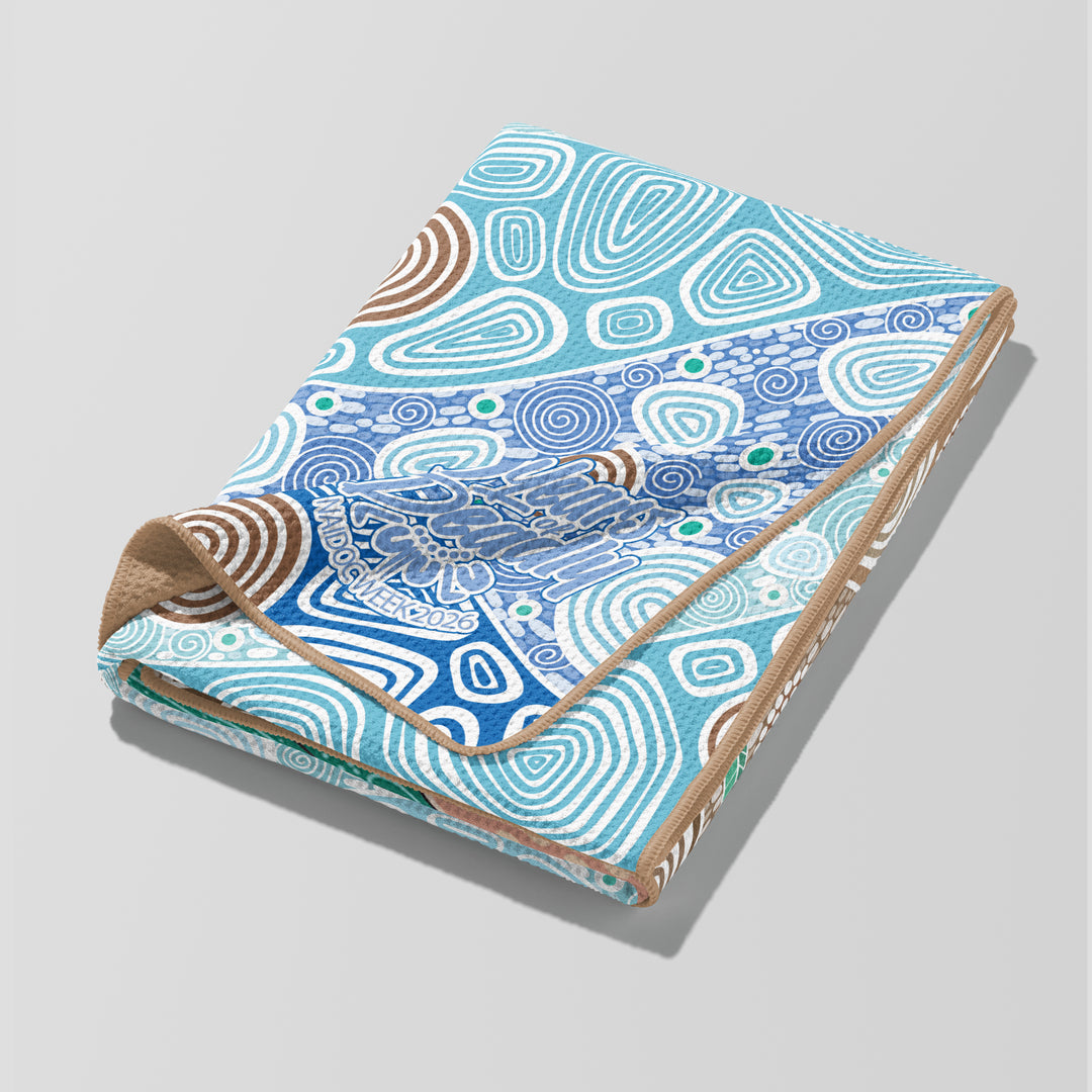 Yaliwunga (Always) - NAIDOC 2026 Waffle Fabric Gym Towel