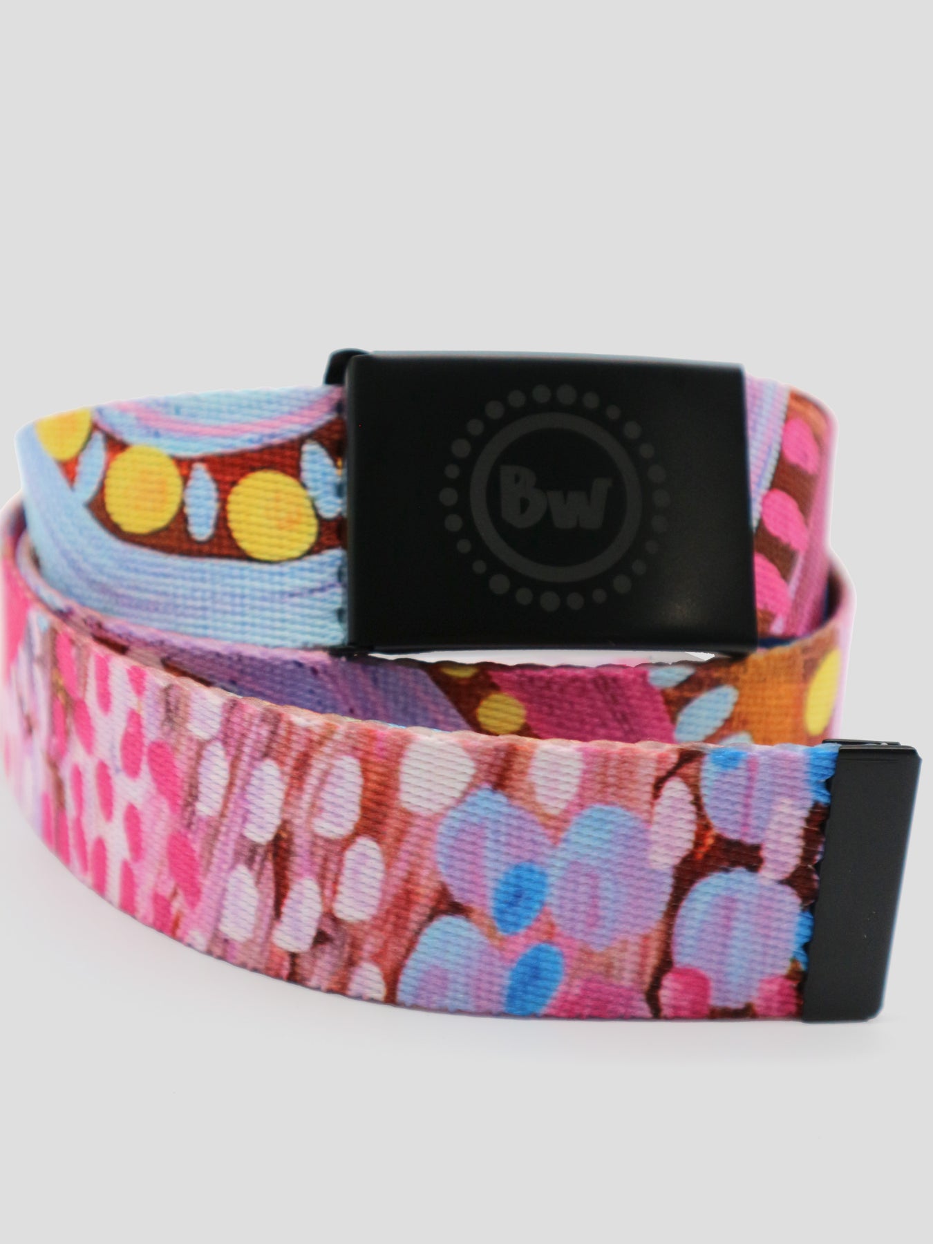 African Shell Belt Let's Collect Sea Shells - Belt with Aboriginal Art – BW Tribal