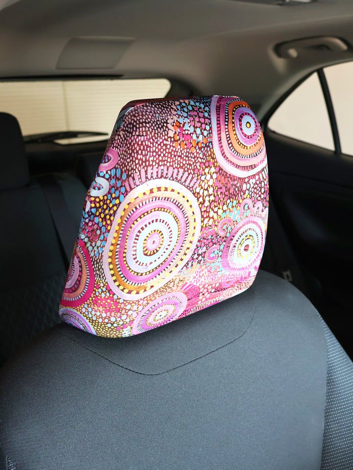 Let's Collect Seashells - Car Headrest Cover Set