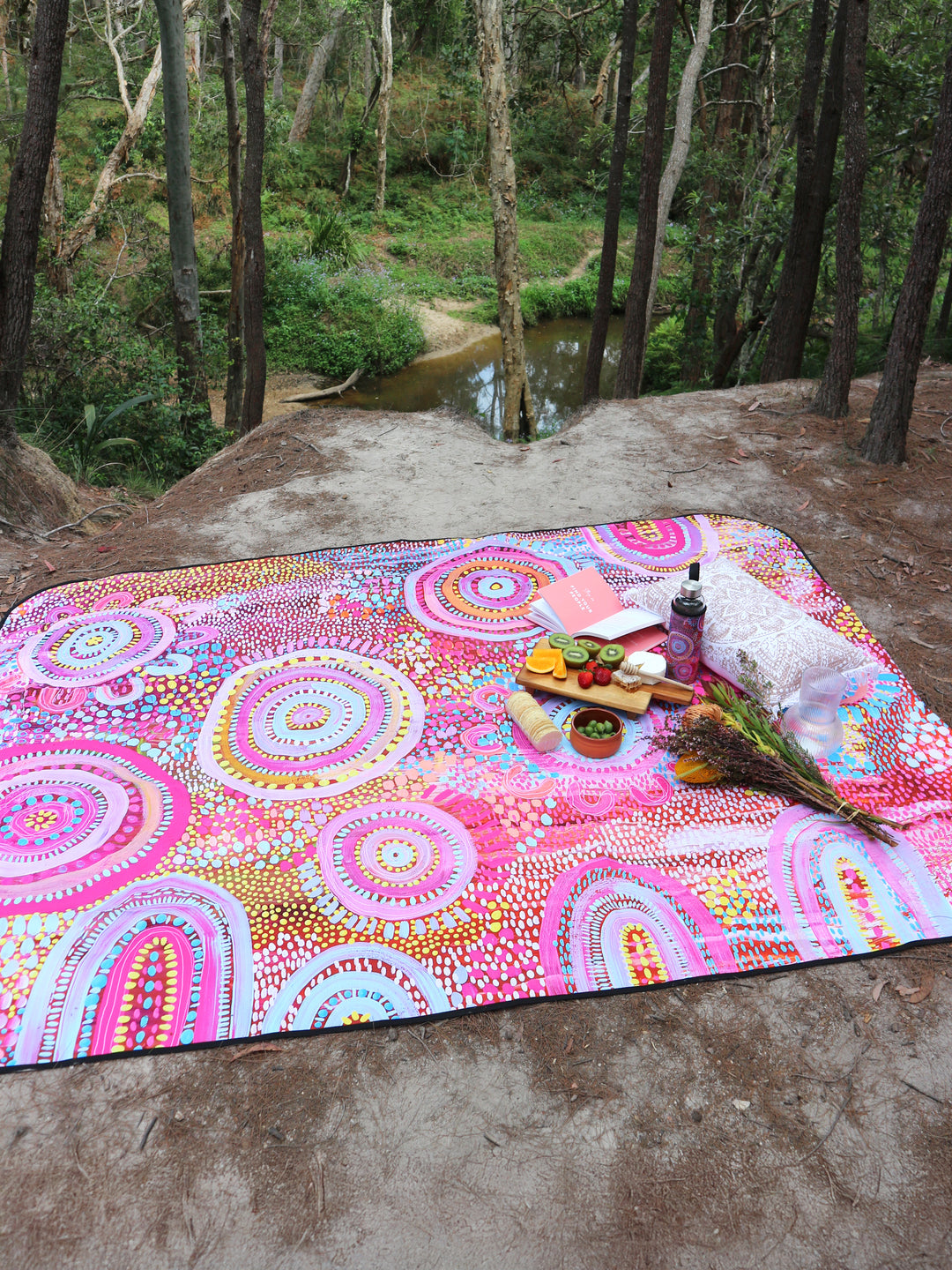 Let's Collect Seashells - Water-Resistant Picnic Mat