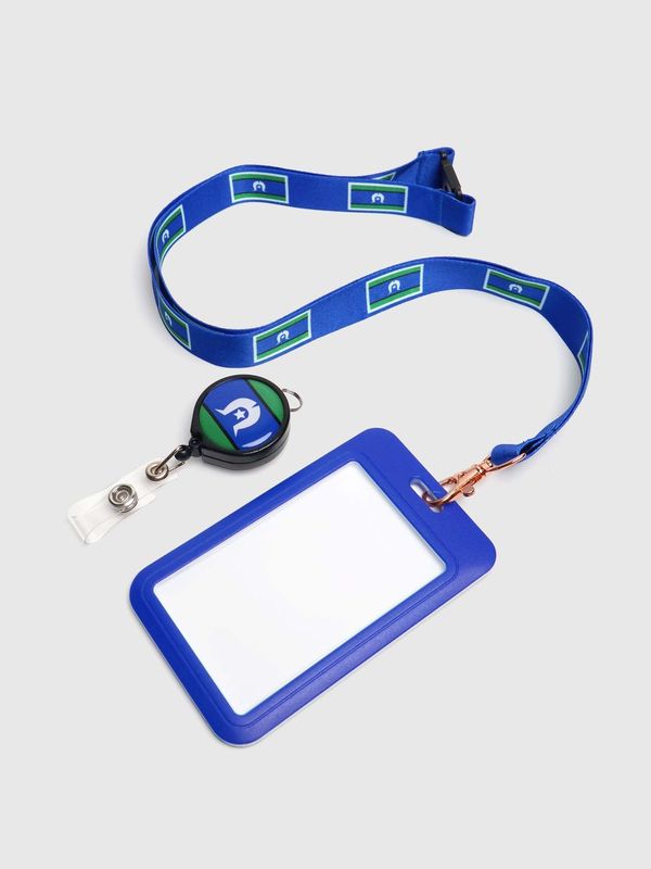 Torres Strait Islander Flag - ID Card Set with Lanyard and Retractable Holder