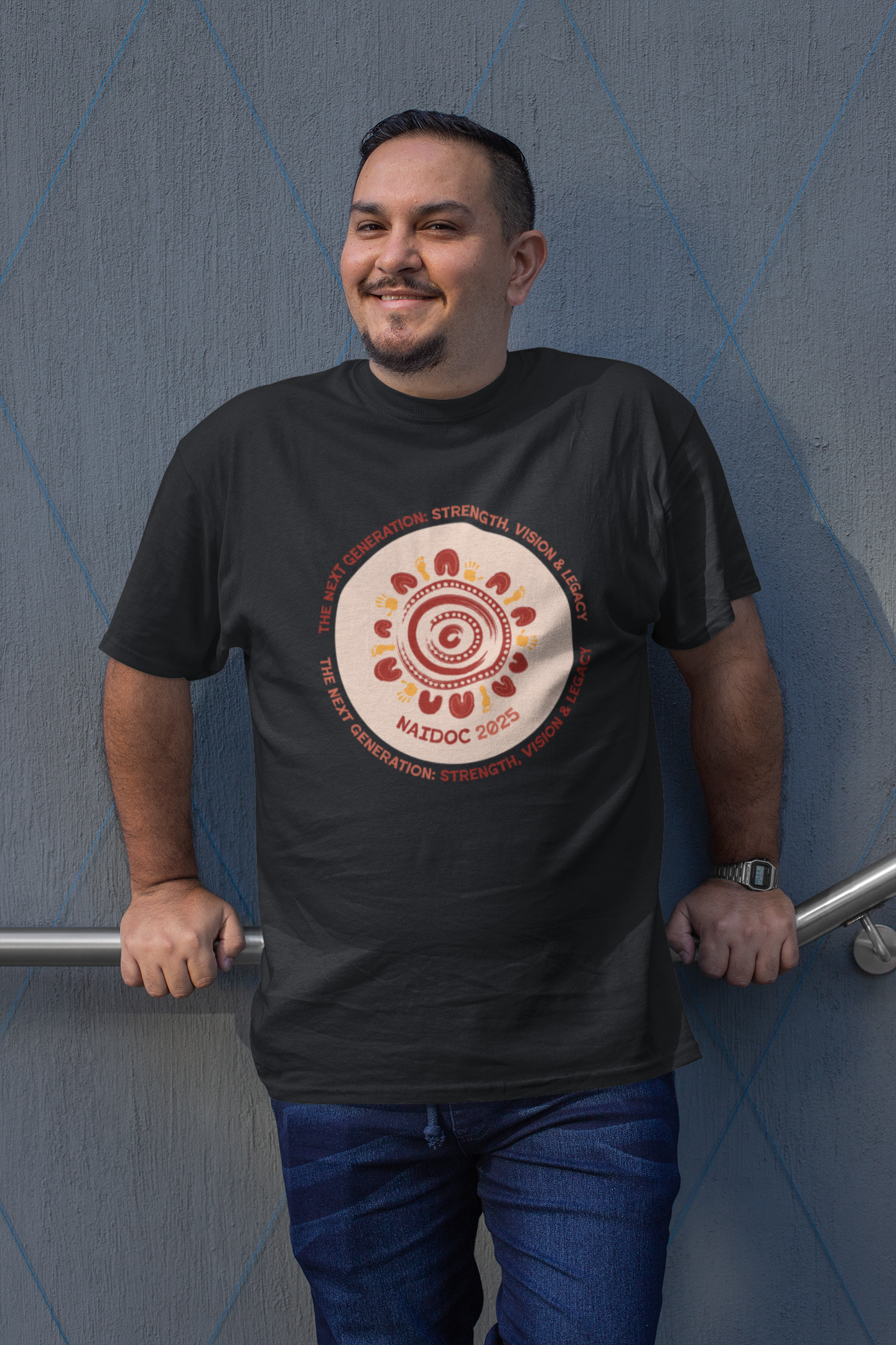 Pathways of Legacy - NAIDOC 2025 Men's Oversized T-Shirt – BW Tribal