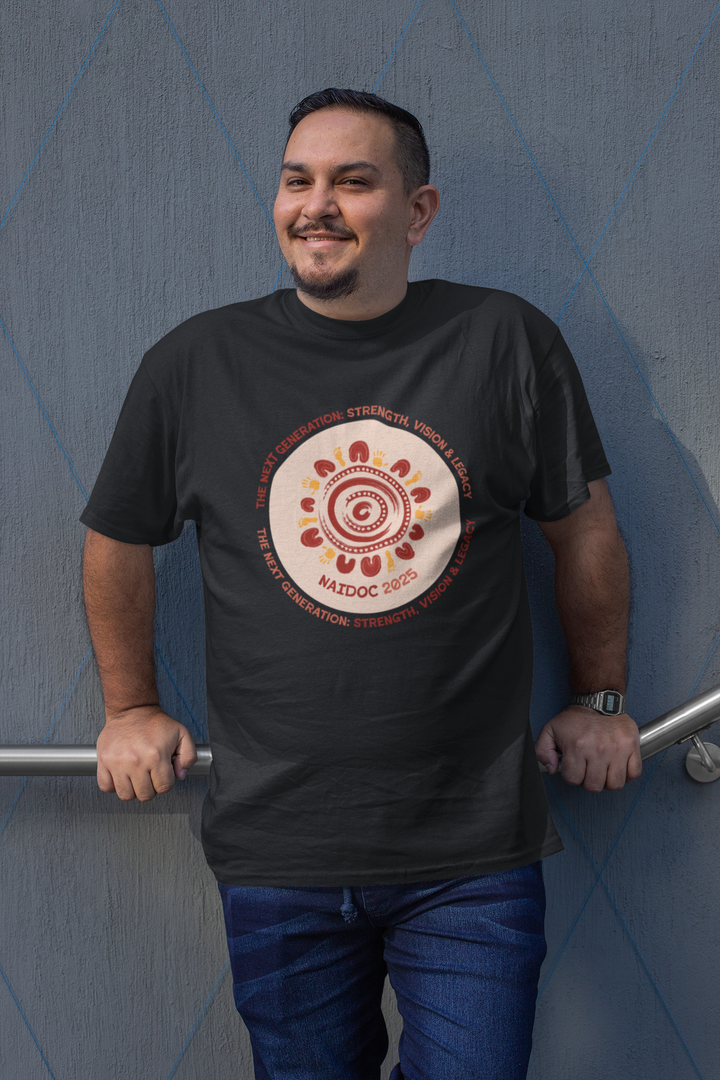 Pathways of Legacy - NAIDOC 2025 Men's Oversized T-Shirt