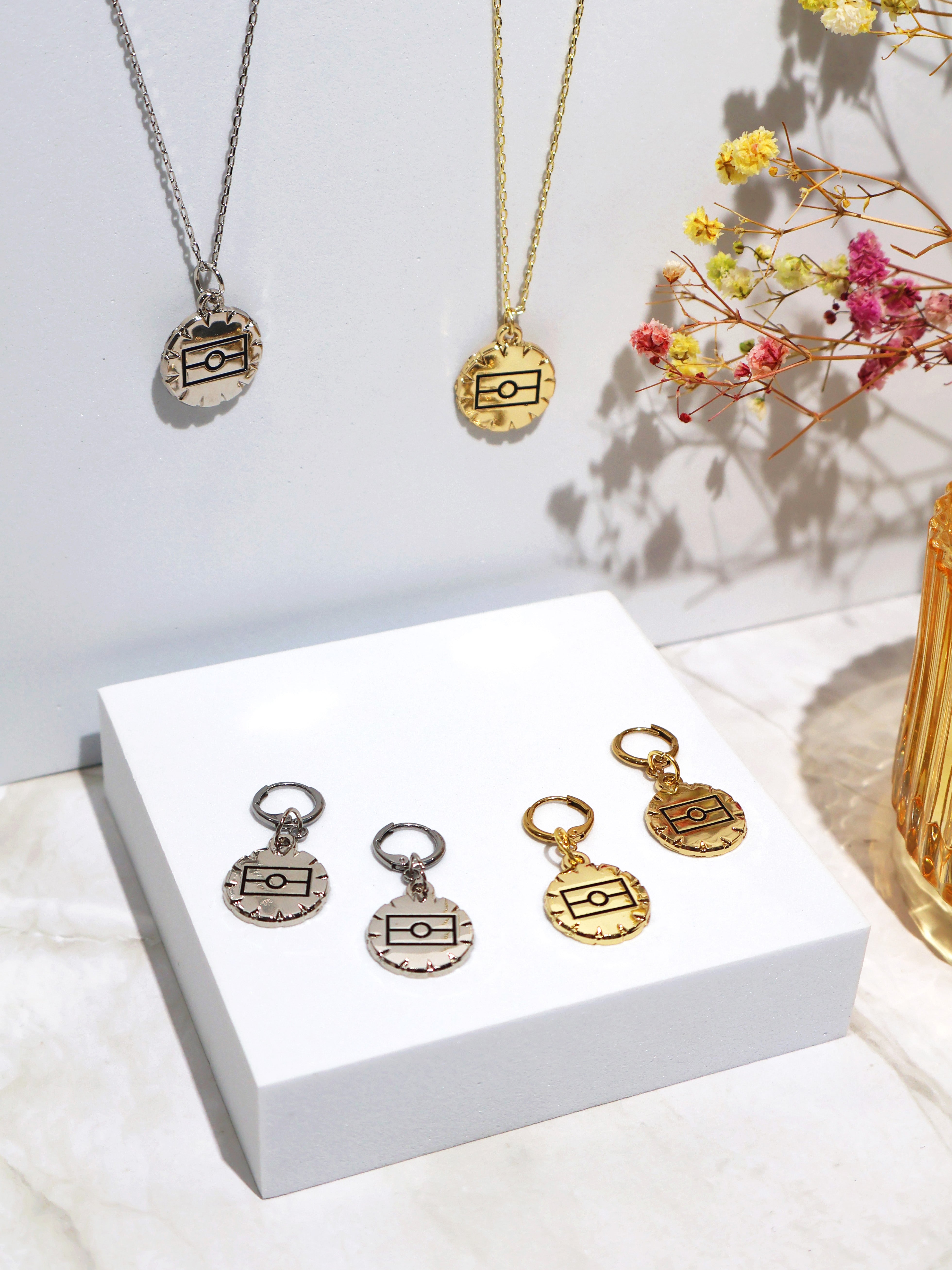 Aboriginal Flag -Silver Necklace with Aboriginal Art – BW Tribal