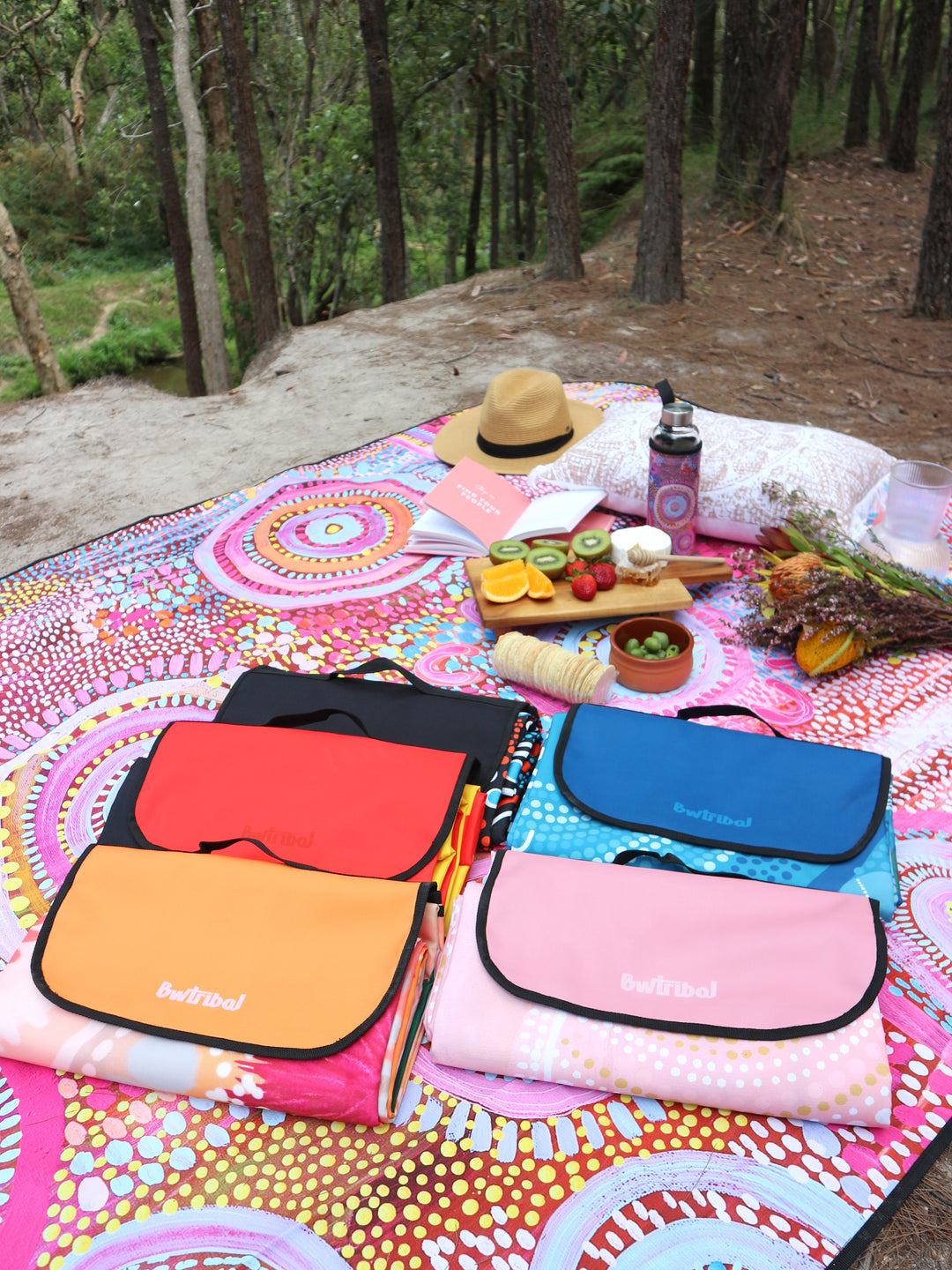 Let's Collect Seashells - Water-Resistant Picnic Mat