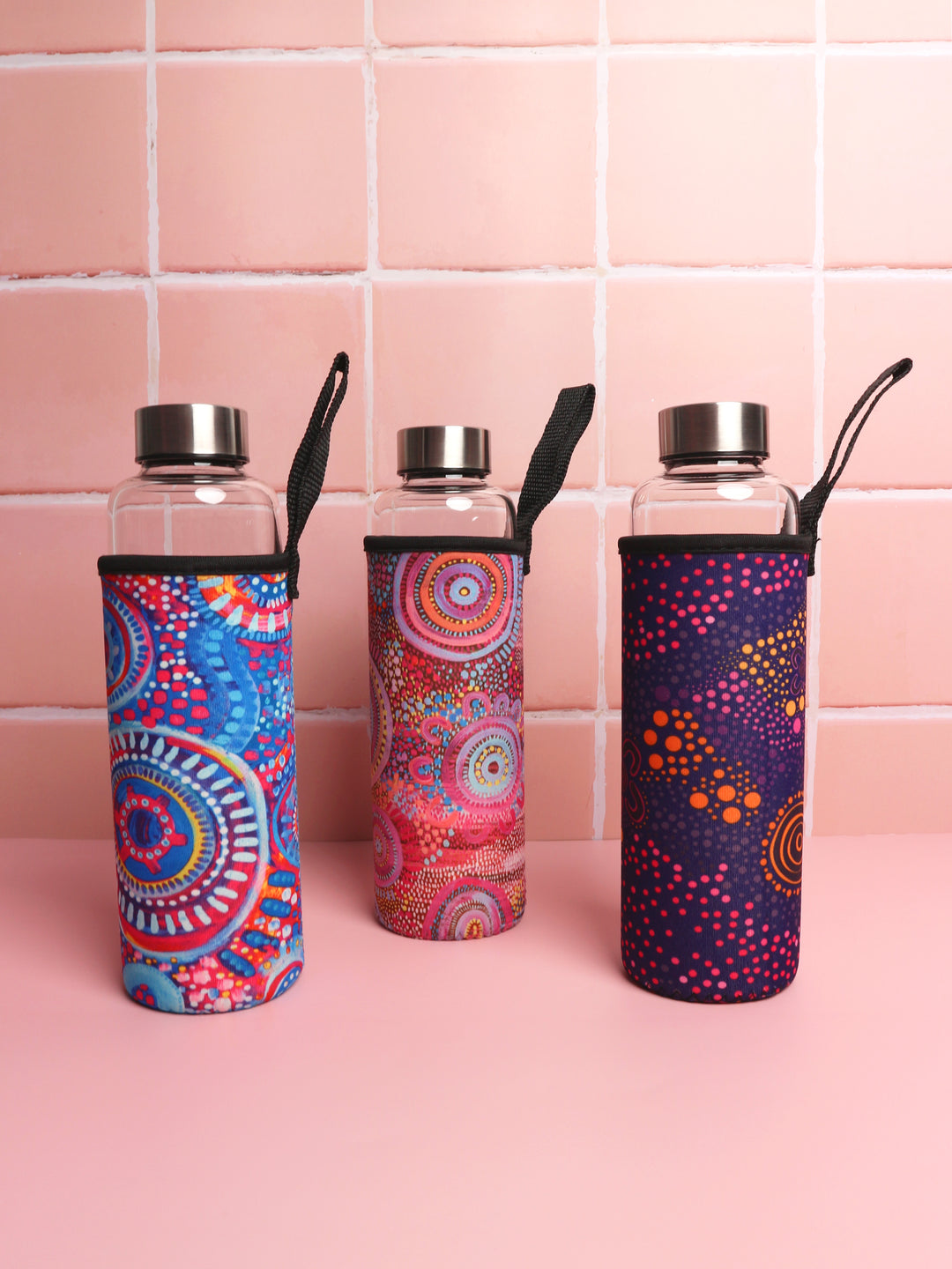 Purple Desert Flower - Water Bottle & Sleeve