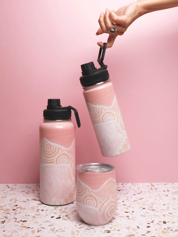 Strength Of The Mountains - Vacuum Insulated Water Bottle