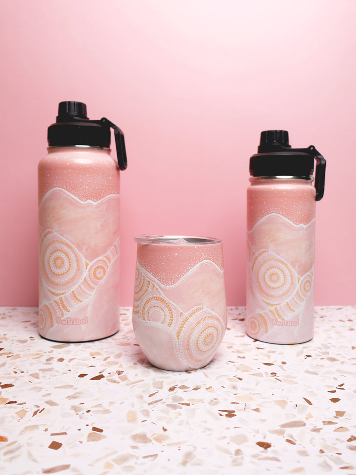 Strength Of The Mountains - Vacuum Insulated Water Bottle