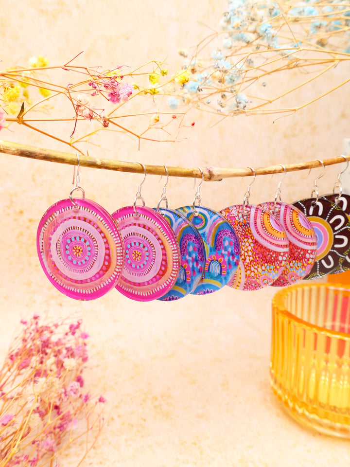 Sea Shells - Round Earrings