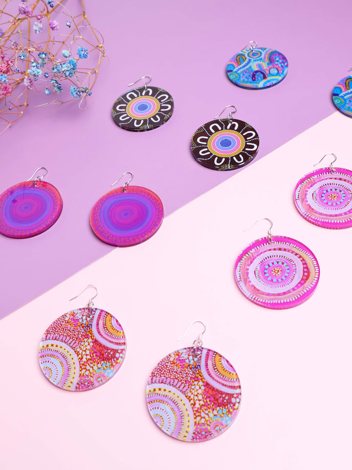 Sea Shells - Round Earrings